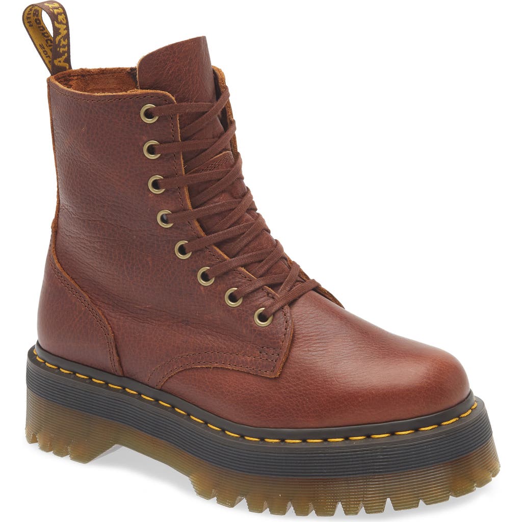 Dr. Martens Jadon Platform Boot In Brown