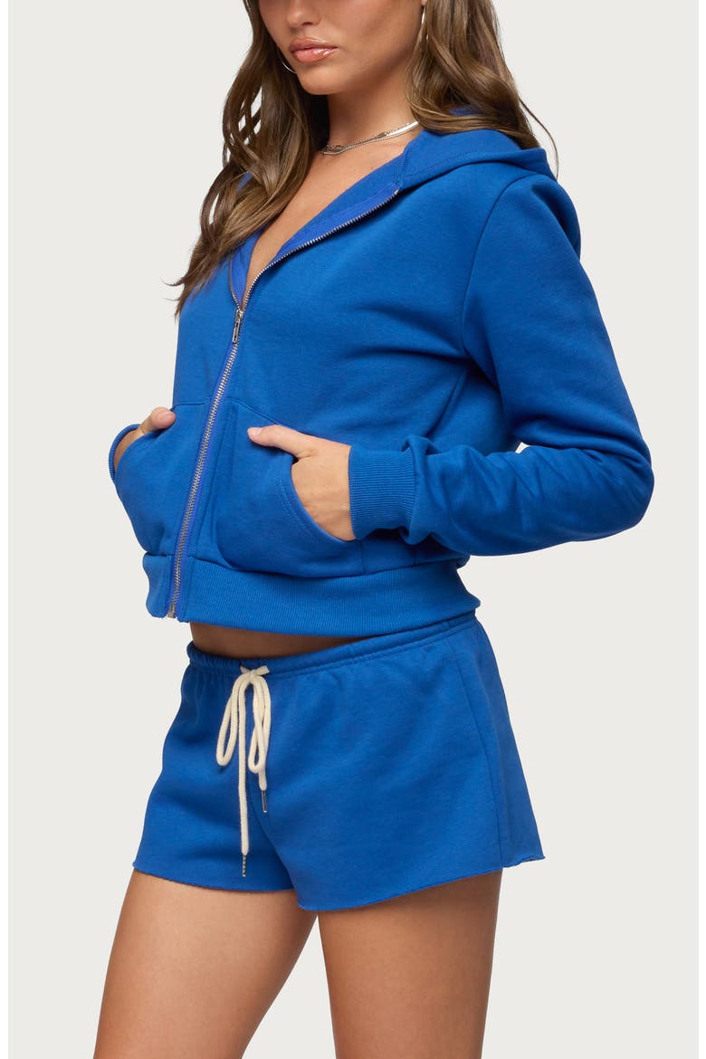Lynette Zip-Up Hoodie, Alternate, color, BLUE