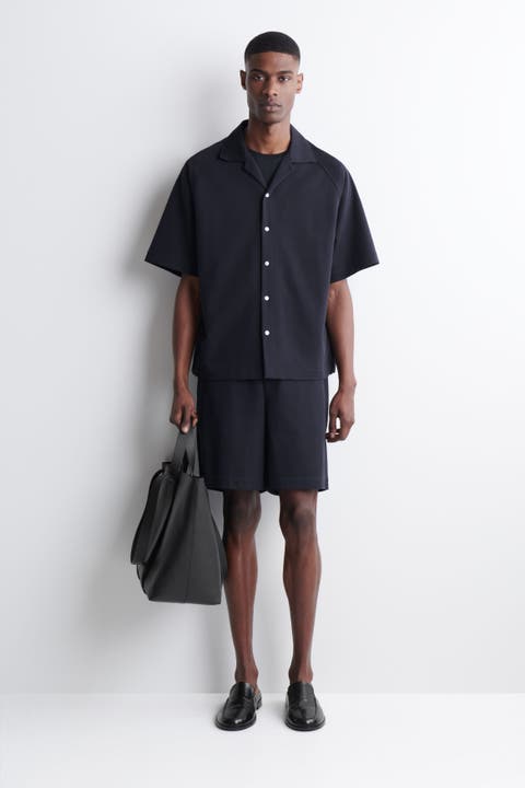 Elasticated Paneled Jersey Shorts