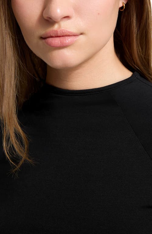Marcella Minetta Stretch Jersey Top In Black