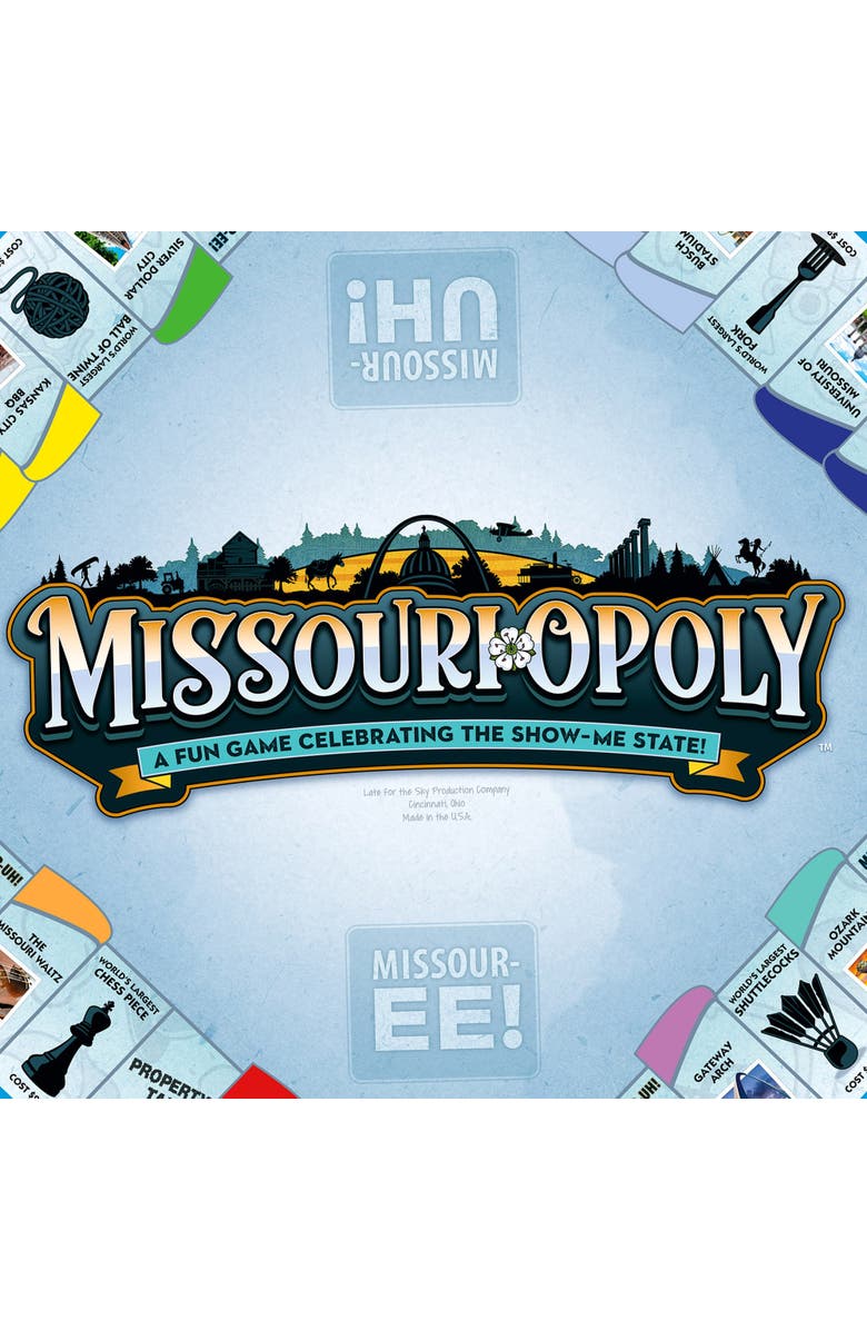 Late for the Sky Missouriopoly Monopoly Board Game, Alternate, color, Multicolored