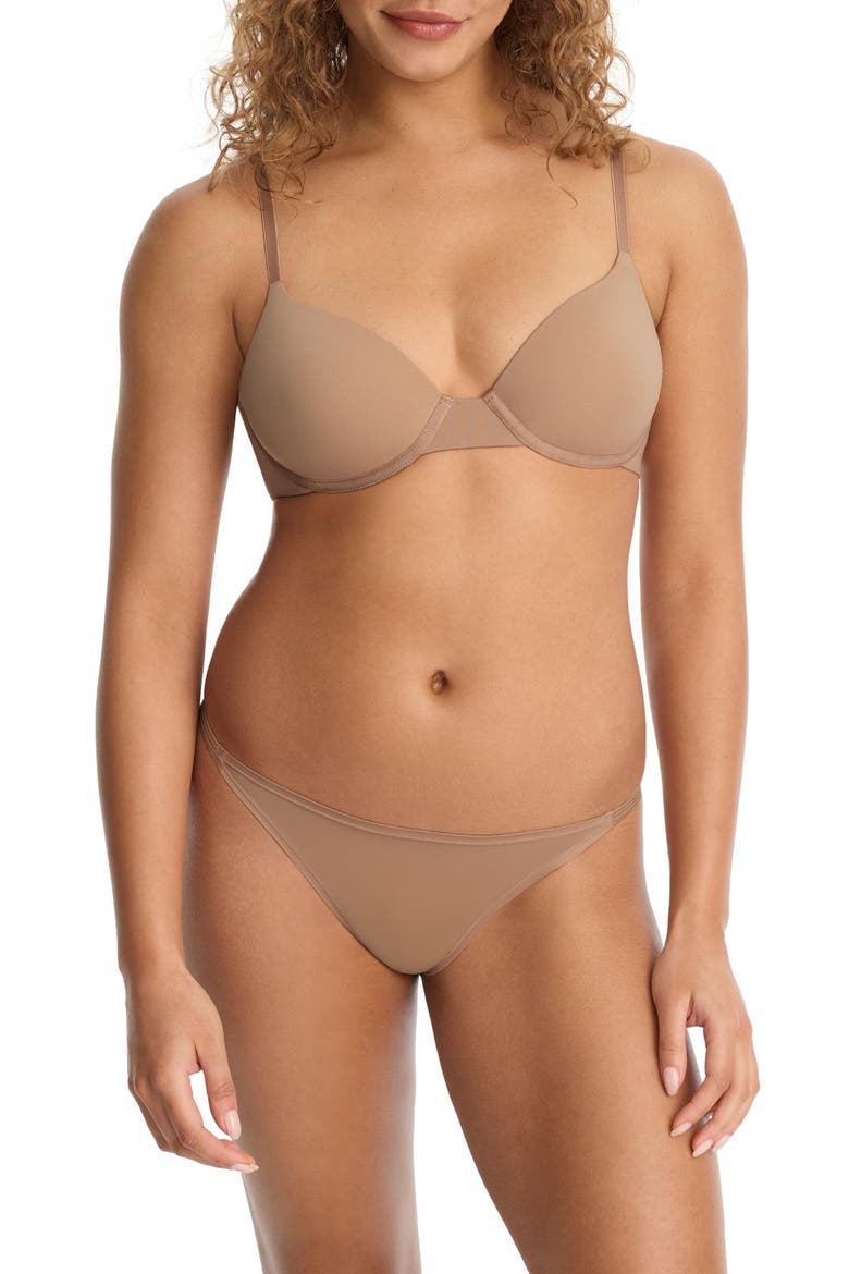 Insider Convertible T-Shirt Bra, Alternate, color, Cinnamon Sugar