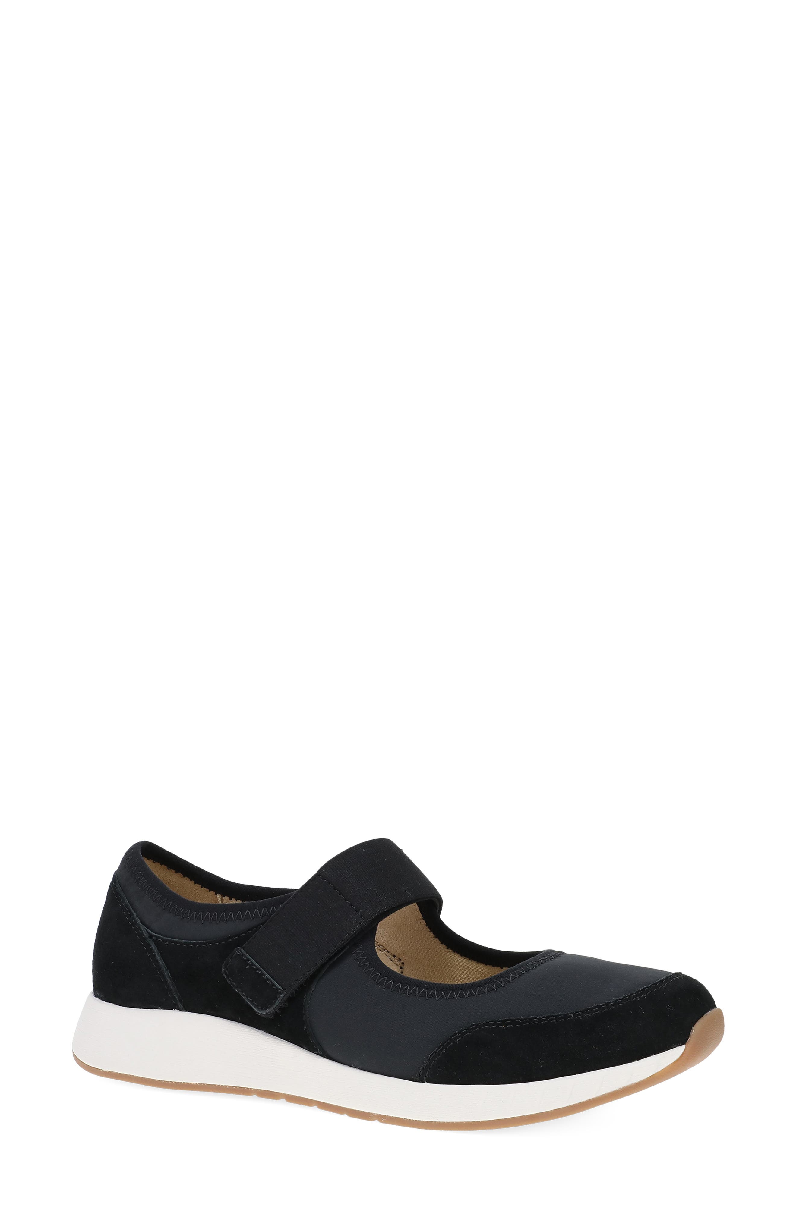 Carolina Mary Jane Sneaker, Main, color, BLACK SUEDE