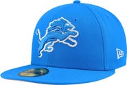 New Era Men's New Era Blue Detroit Lions Team Basic 59FIFTY Fitted Hat