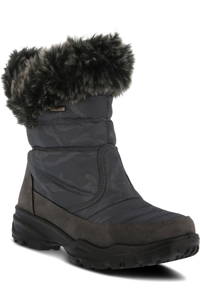 Spring Step Korine Waterproof Faux Fur Bootie, Main, color,