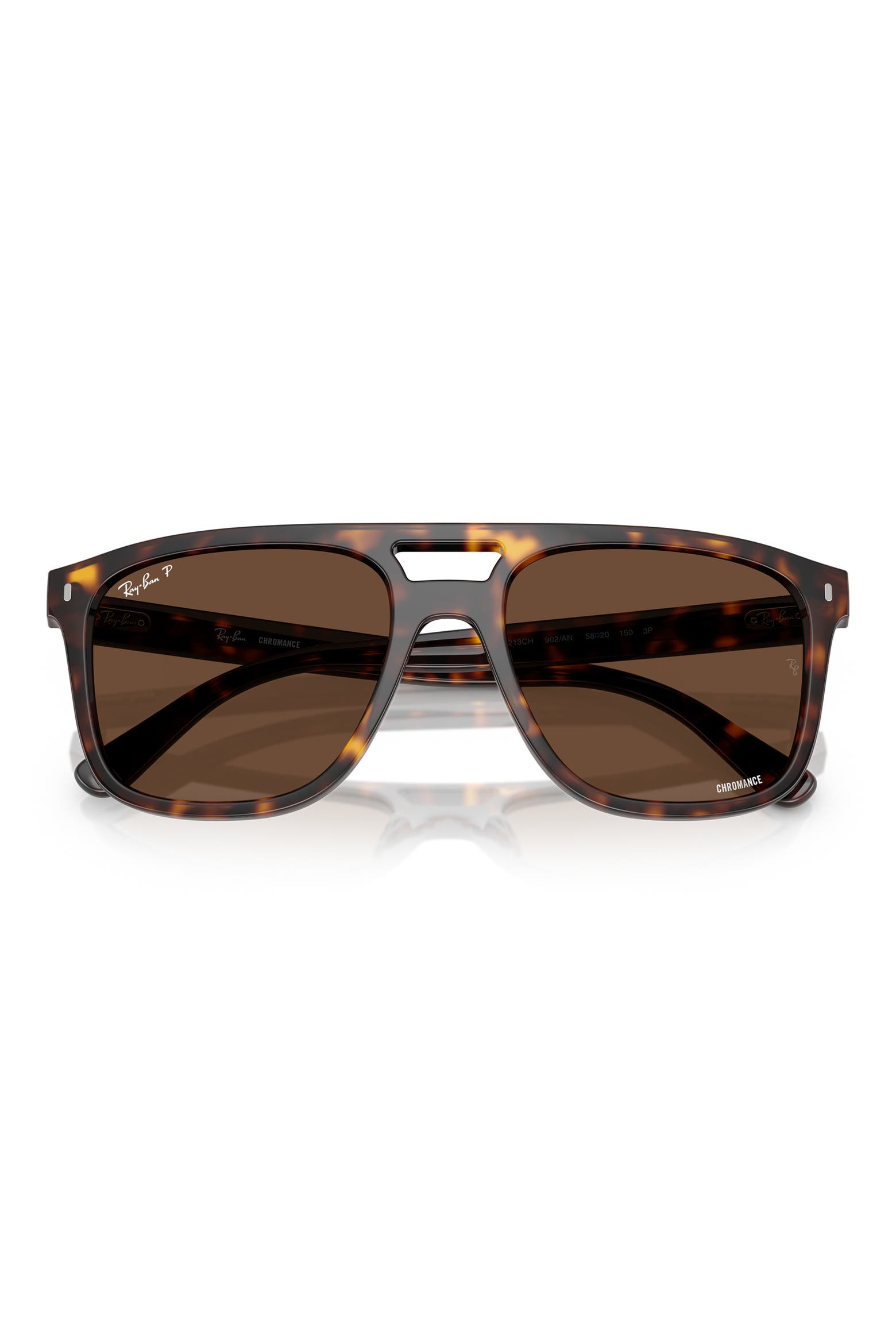 Cromance Ray-Ban Chromance 55mm Polarized Square Sunglasses (Men) | Nordstromrack