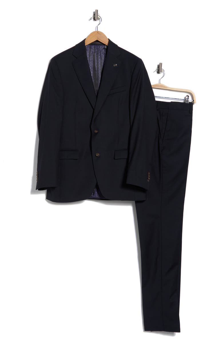 No Ordinary Joe by Ted Baker Jake Solid Wool Suit, Alternate, color, Blue