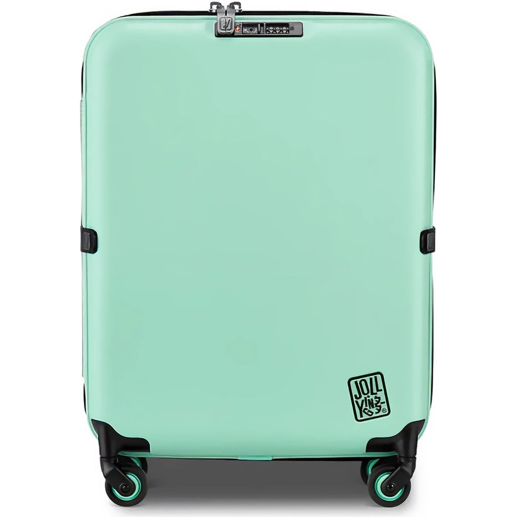 Pixie Mood Collapsible Pebble Carry-on Suitcase In Pale Green