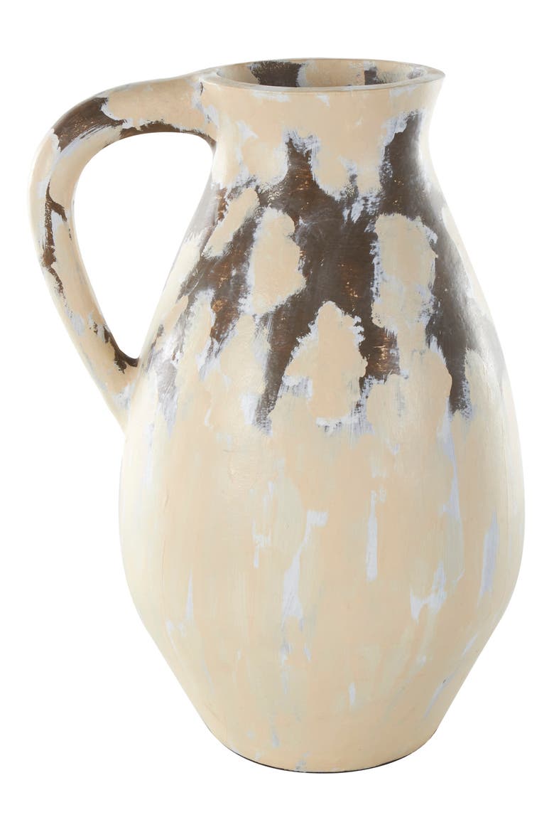 Cream Ceramic Vase, Main, color, CREAM