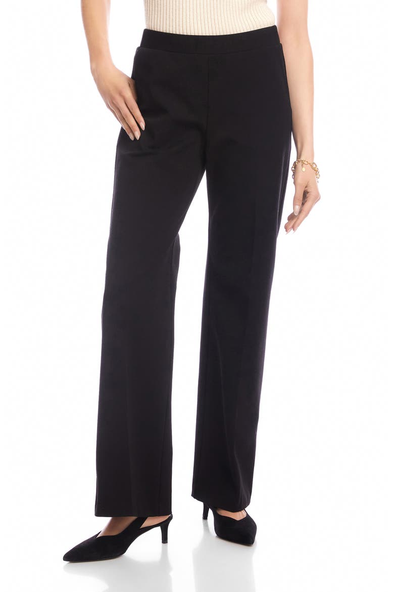 Emily Straight Leg Pants, Main, color, BLACK