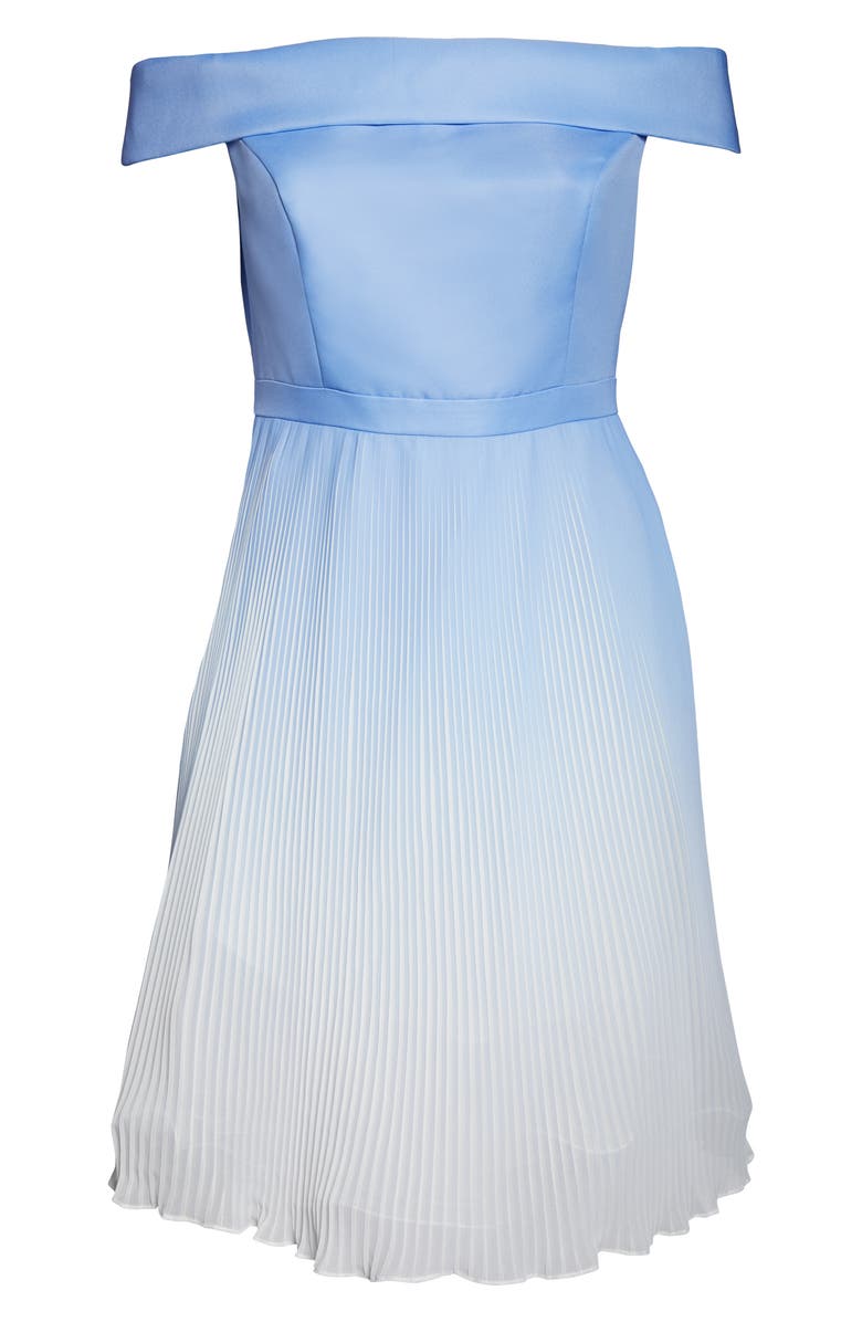 Chi Chi London Curve Mireya Off the Shoulder Party Dress, Alternate, color, 