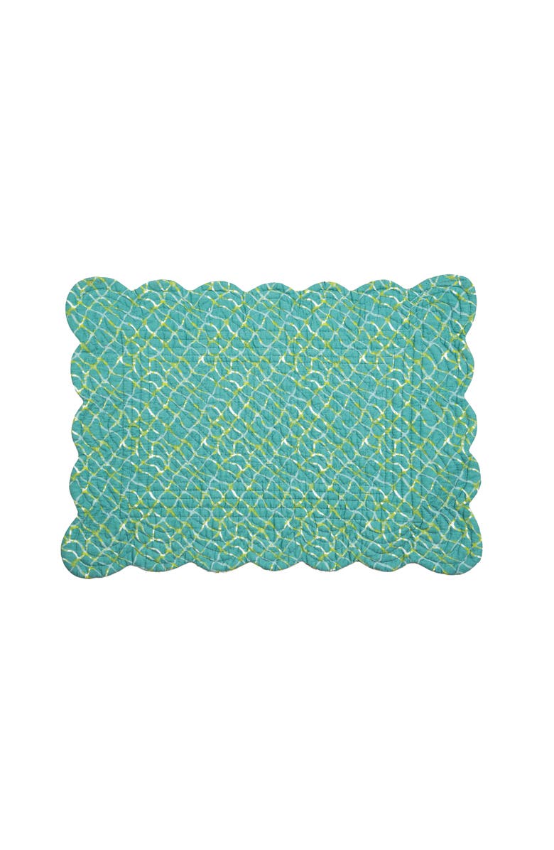 C&F Home Paradise Sound Placemats, Set of 6, Alternate, color, Blue