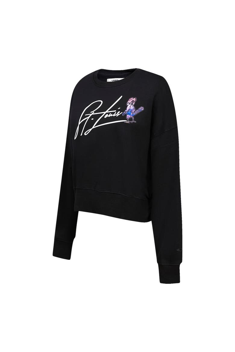 Women's Pro Standard Black St. Louis Cardinals City Scape Pullover Sweatshirt, Alternate, color, Black