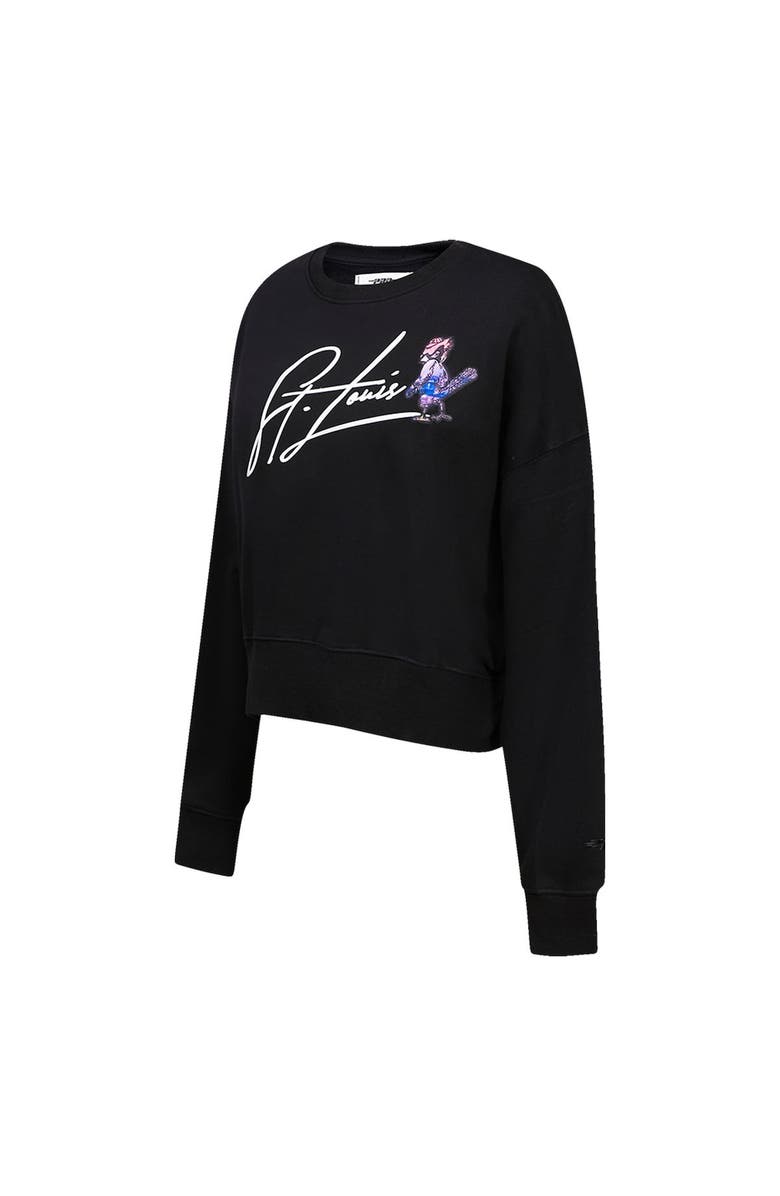 PRO STANDARD Women's Pro Standard Black St. Louis Cardinals City Scape Pullover Sweatshirt, Alternate, color, Black