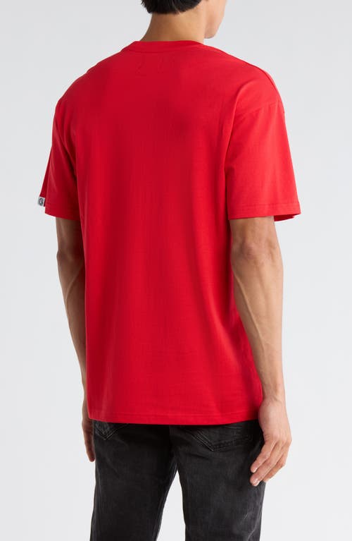 Billionaire Boys Club Bb Helmet Graphic T-shirt In Red