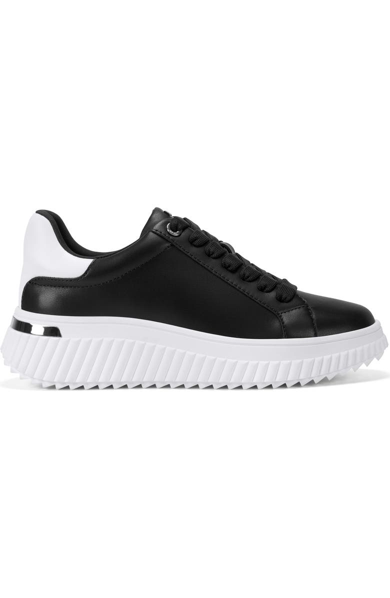 DKNY Lobeco Platform Sneaker, Alternate, color, Black/ White