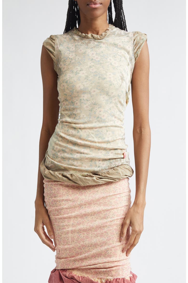 T-Ory Rib Top, Main, color, LATTE