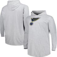PROFILE Men's Heather Gray St. Louis Blues Big & Tall Pullover Hoodie