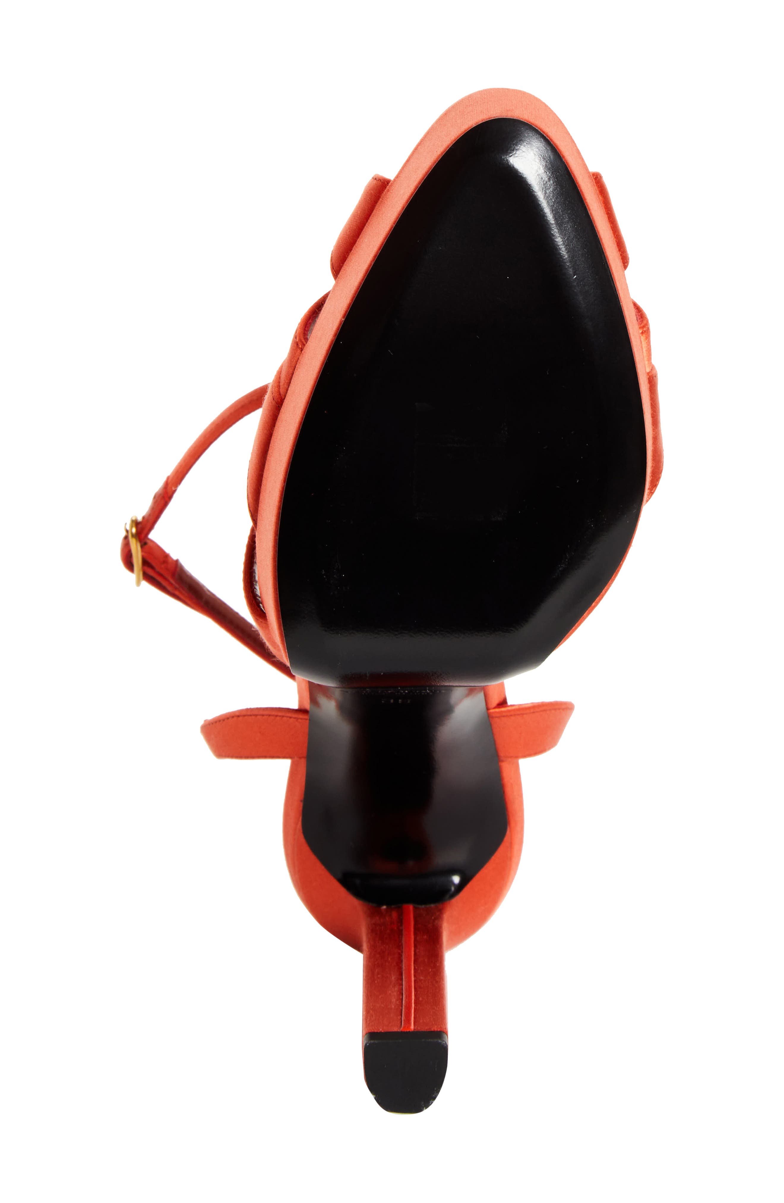 Chandelle Ankle Strap Platform Sandal, Alternate, color, ORANGE