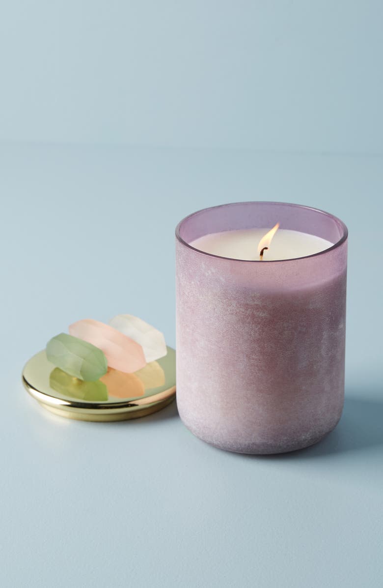 Anthropologie Home Anthropologie Crystal Moon Candle, Alternate, color, 
