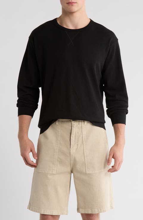 Oversize Crewneck Thermal Top