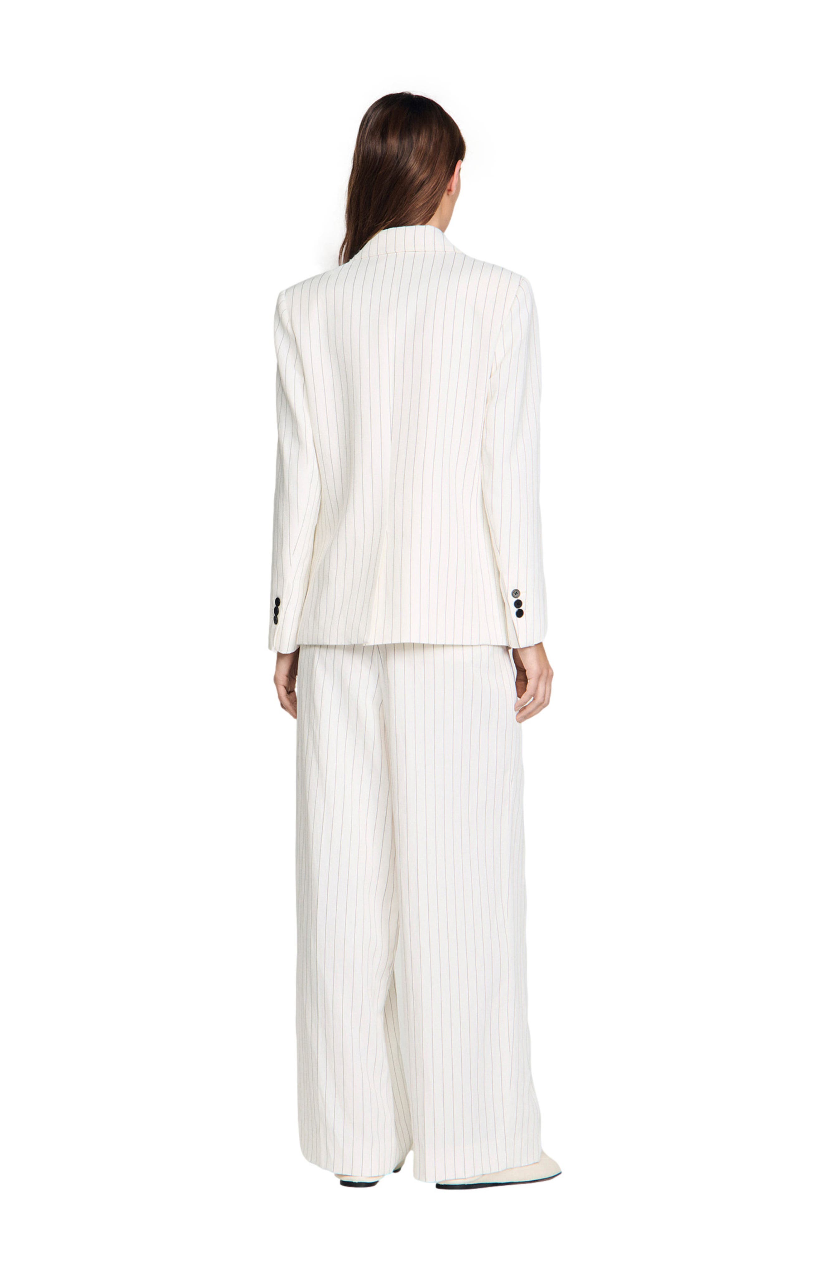 Striped suit jacket - image 2
