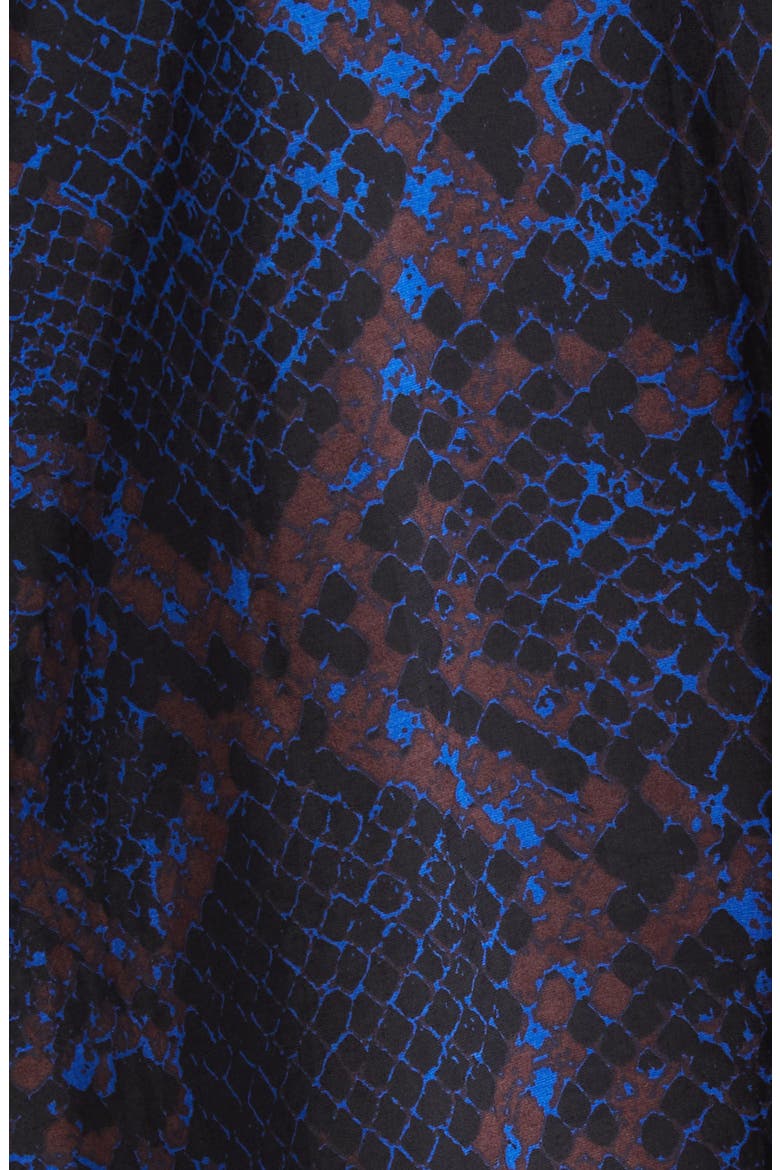 Gabriele Oversize Abstract Print Long Sleeve Tunic Top, Alternate, color, SURF THE WEB