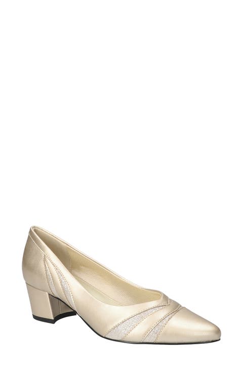 Lizbeth Block Heel Pump