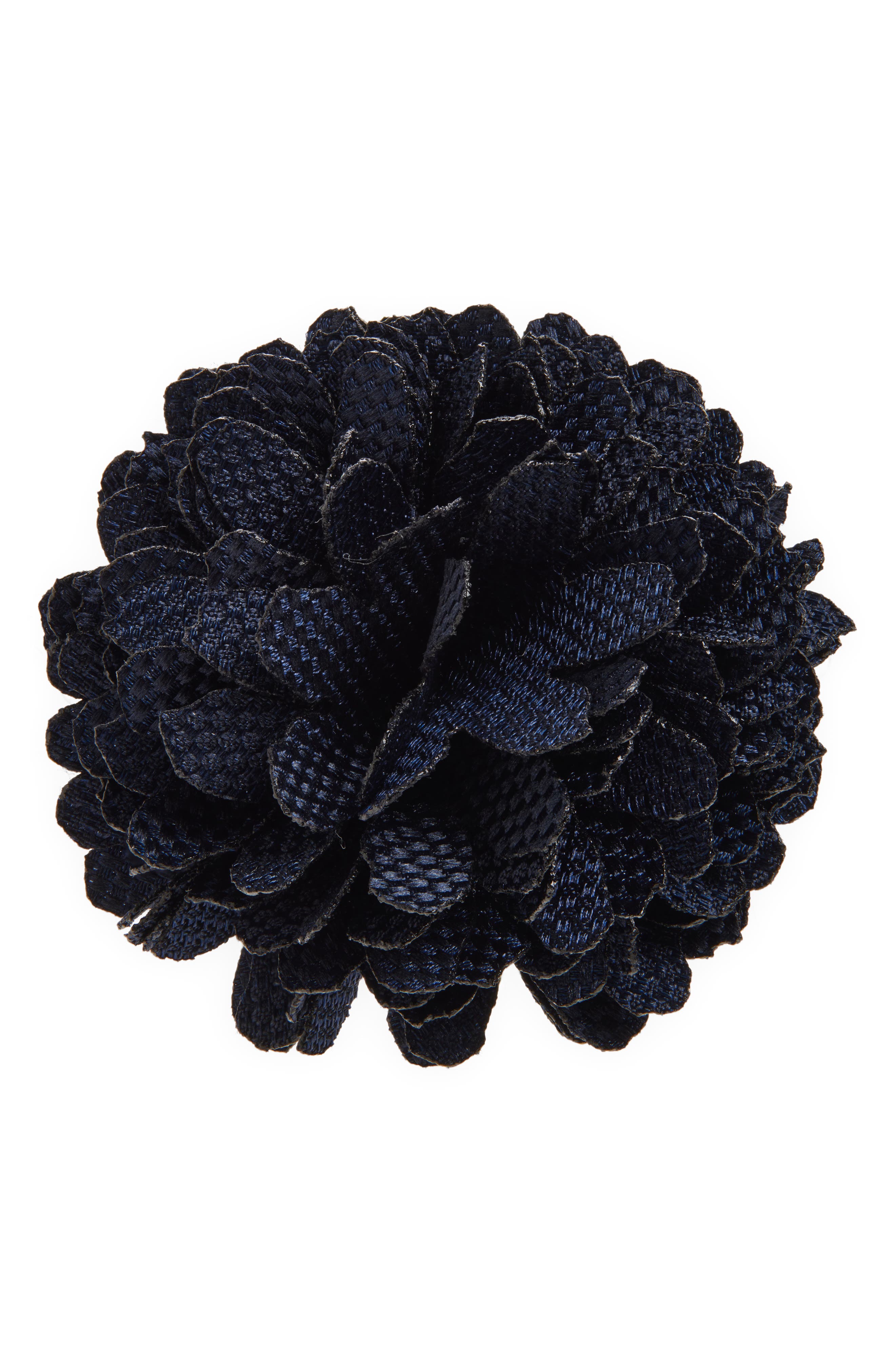 CONSTRUCT Checkerboard Floral Lapel Pin