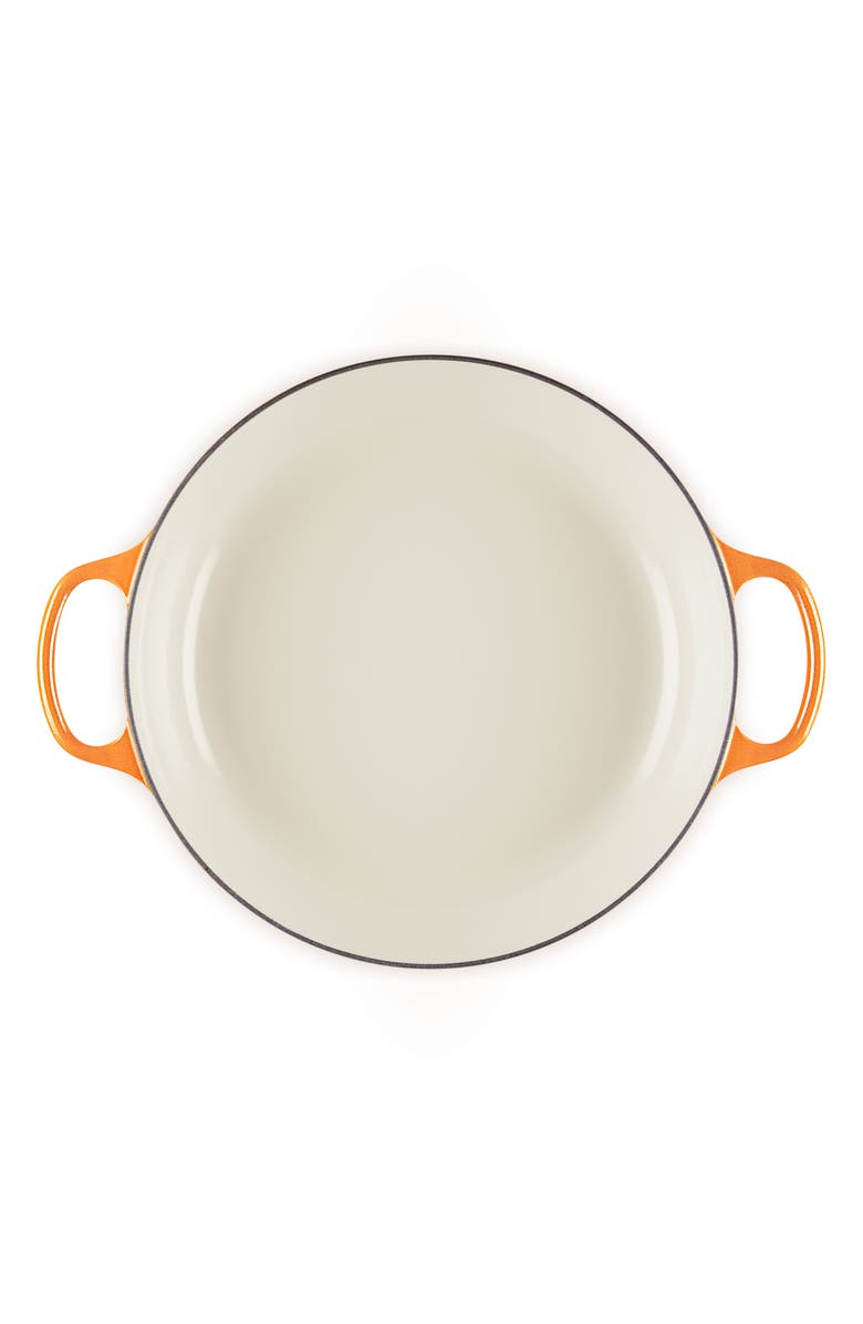 Le Creuset Signature Enameled Cast Iron Covered Braiser, Alternate, color, Flamme Doree