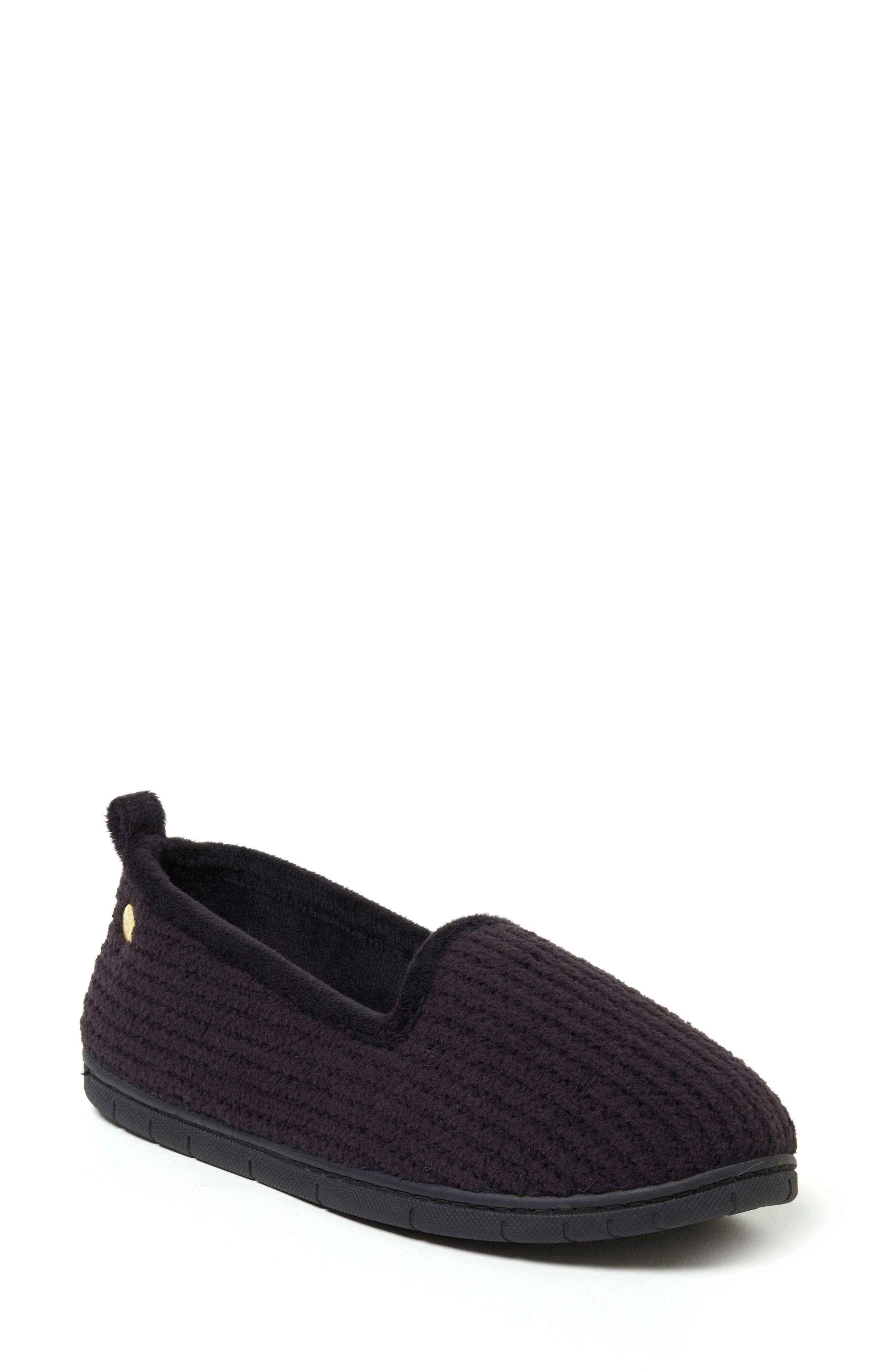 Rachel Marled Chenille Closed Back Slipper, Main, color, SLEET