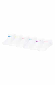 Nike Kids' Metallic Swoosh Cushioned Ankle Socks
