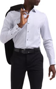 Bugatchi Devon OoohCotton® Geo Print Button-Up Shirt
