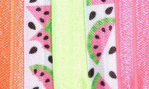 Cara Kids' Assorted 5-pack Ribbon Ponytail Holders