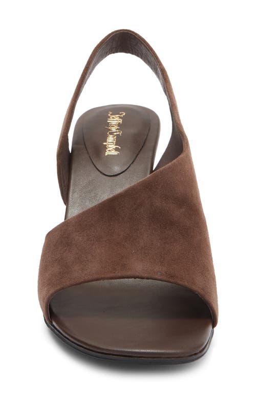 Jeffrey Campbell Pastiche Half D'orsay Sandal In Brown