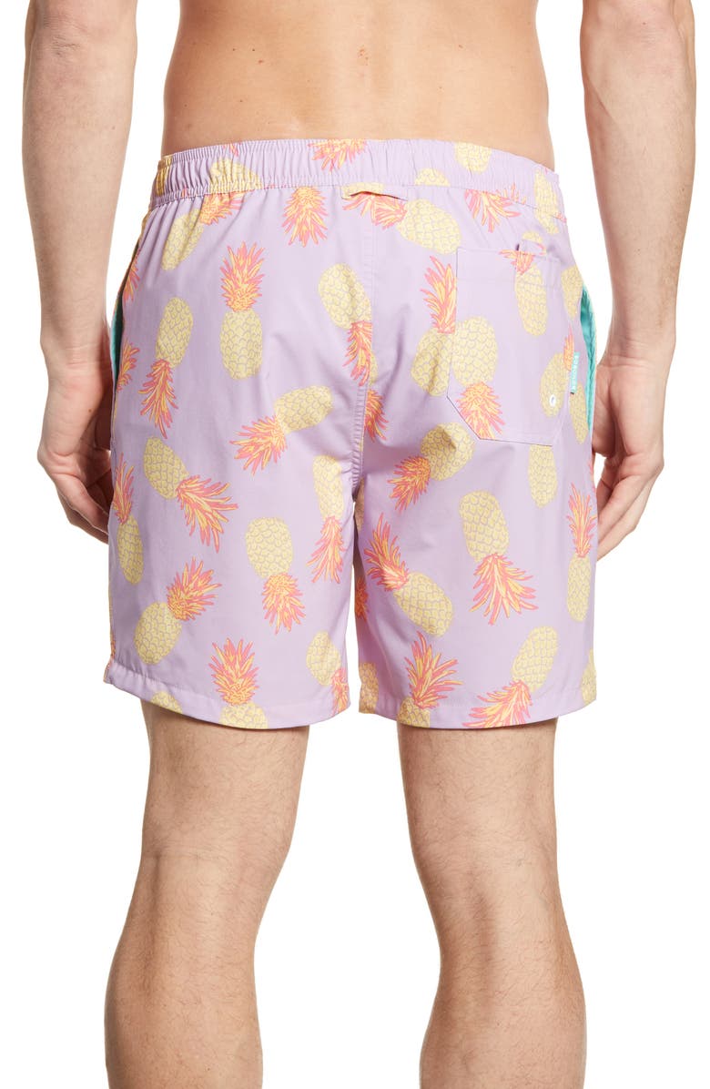 Bonobos E-Waist 7-Inch Swim Trunks, Alternate, color, Pineapple