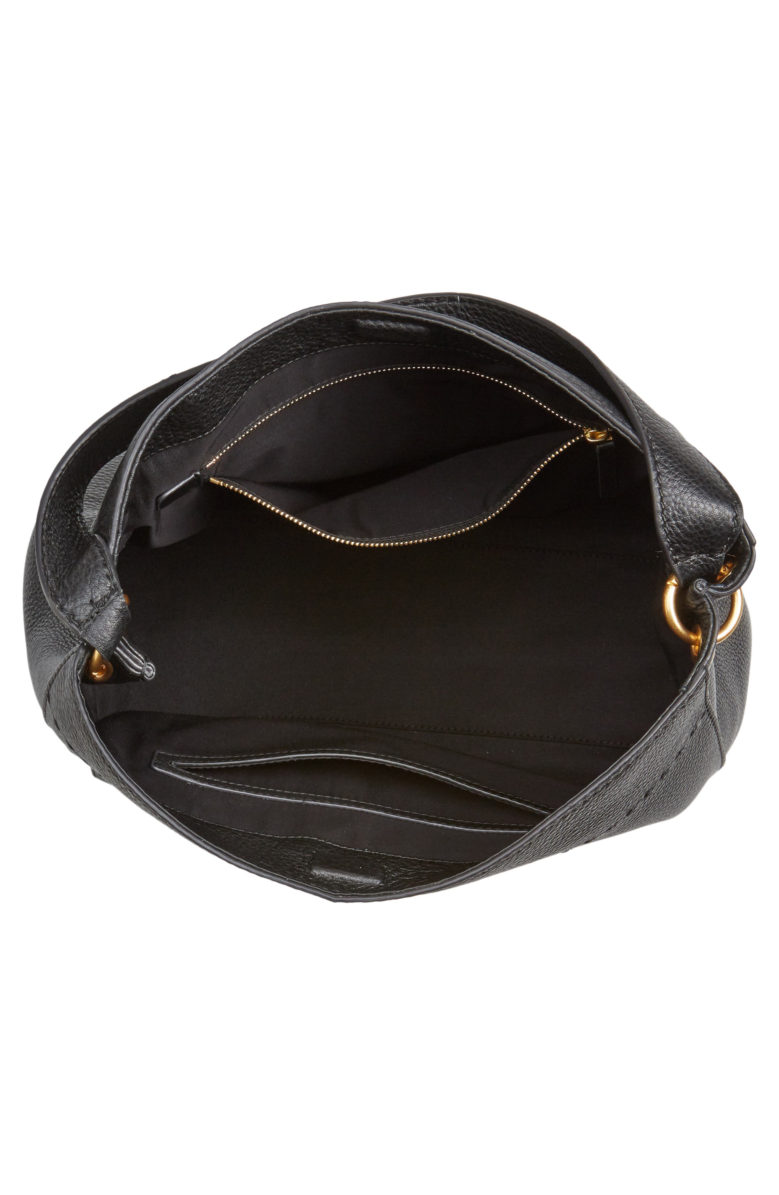 Tory Burch McGraw Leather Hobo, Alternate, color, 