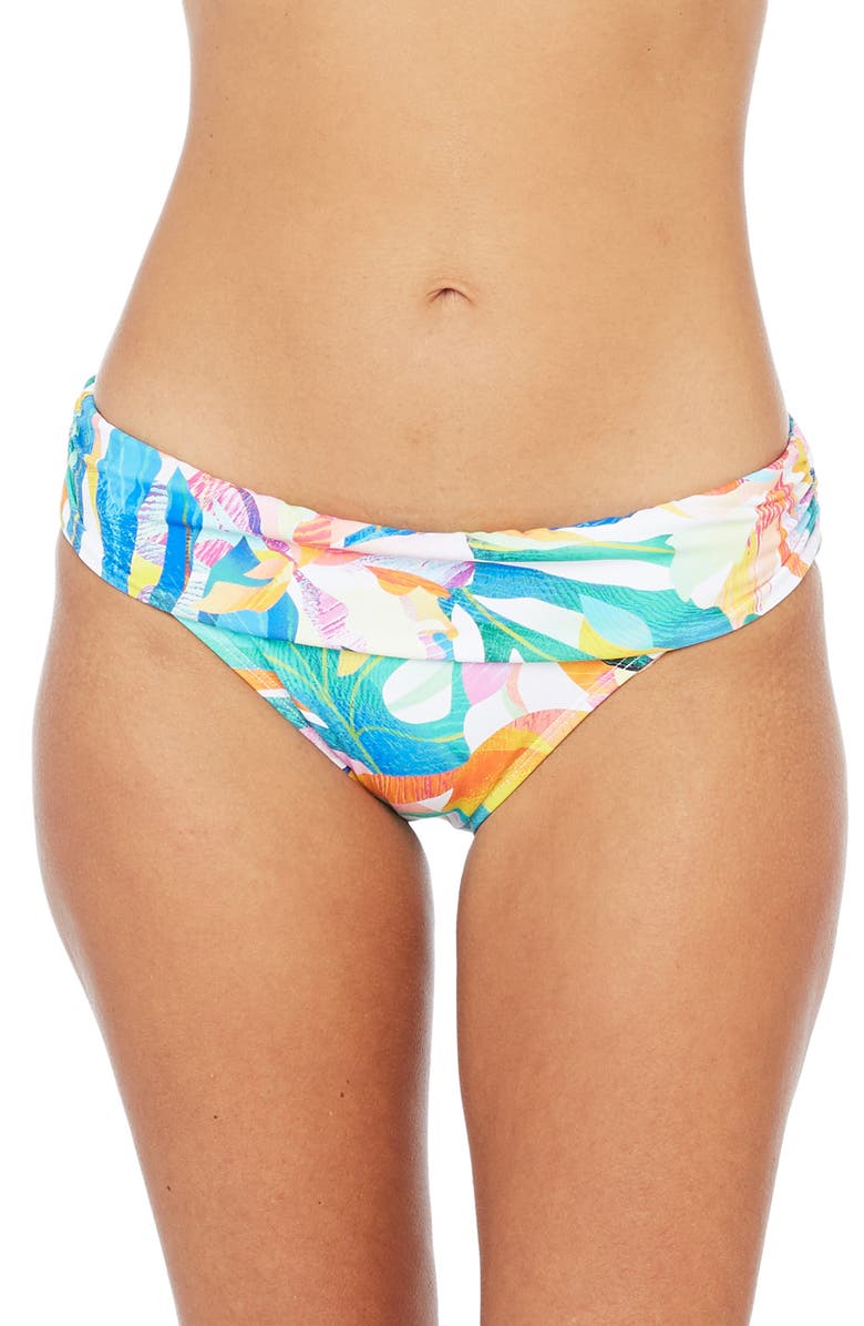 La Blanca Wild Tropic Hipster Bikini Bottoms, Main, color, 