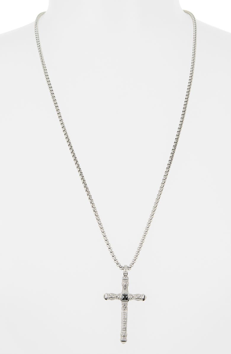 AMERICAN EXCHANGE Men's Cross Pendant Necklace, Alternate, color, 