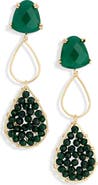 Panacea Crystal Link Drop Earrings