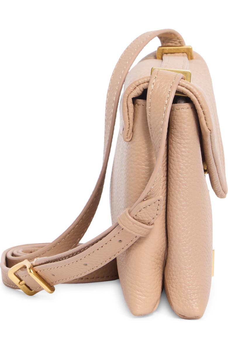 Rebecca Minkoff Megan Leather East/West Crossbody Bag, Alternate, color, Blushing