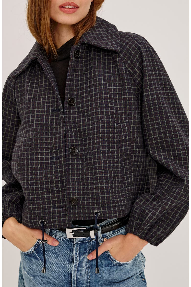 North Plaid Jacket, Alternate, color, MULBERRY CHECK
