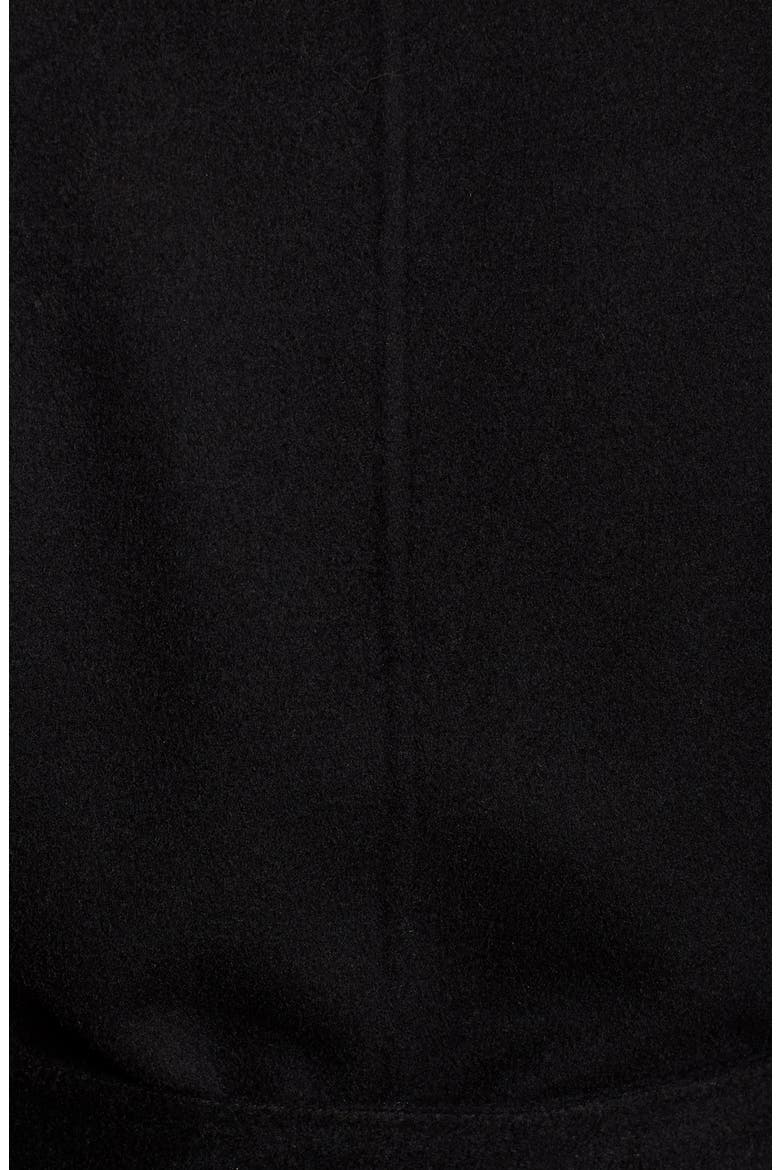 Ellie Double Face Wool Blend Wrap Coat, Alternate, color, BLACK