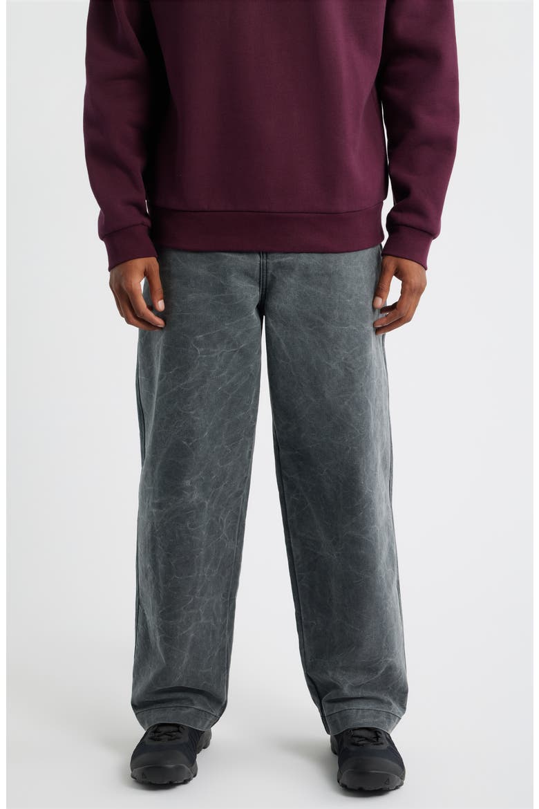 Commons Wrinkle Wash Jeans, Main, color, BLACK WRINKLE WASH
