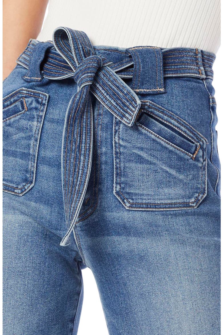 The Tie Patch Rambler Ankle Wide Leg Jeans, Alternate, color, HOP ON HOP OFF