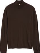 Jack Victor Mock Neck Wool & Silk Sweater