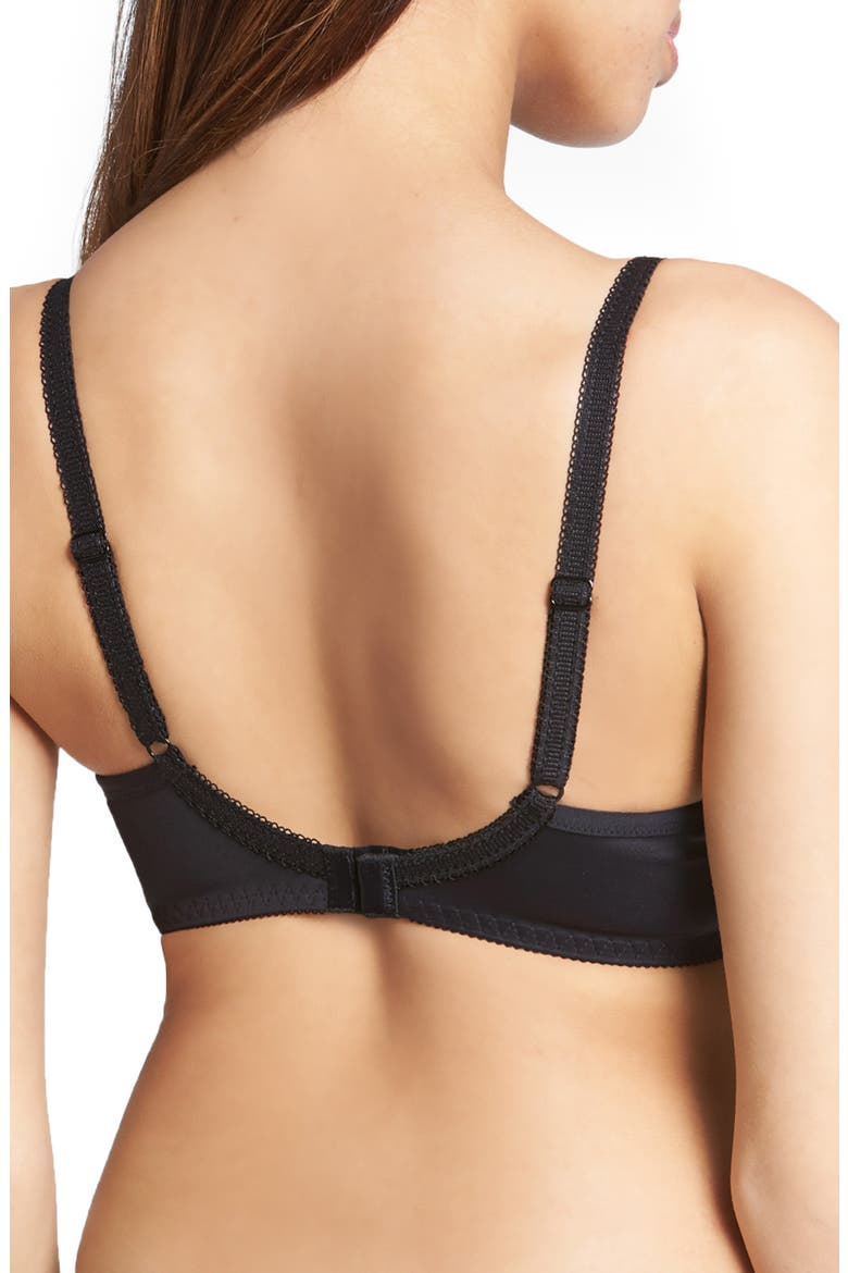 Deco AA4234 Underwire Plunge Bra, Alternate, color, BLACK