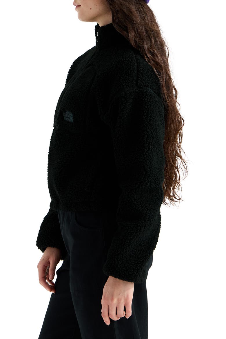 Extreme Pile Quarter Zip Fleece Pullover, Alternate, color, TNF BLACK
