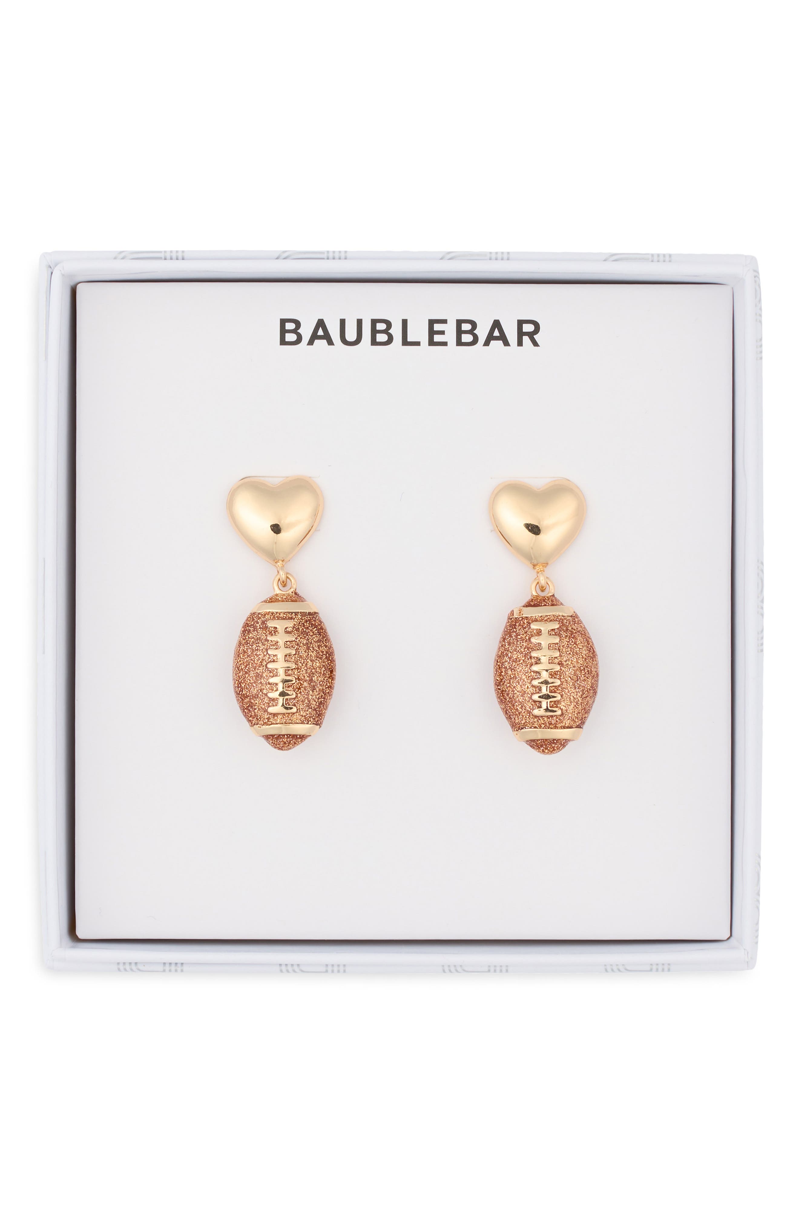 Football Love Drop Earrings