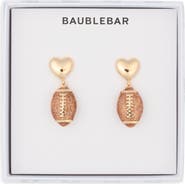 BaubleBar Football Love Drop Earrings
